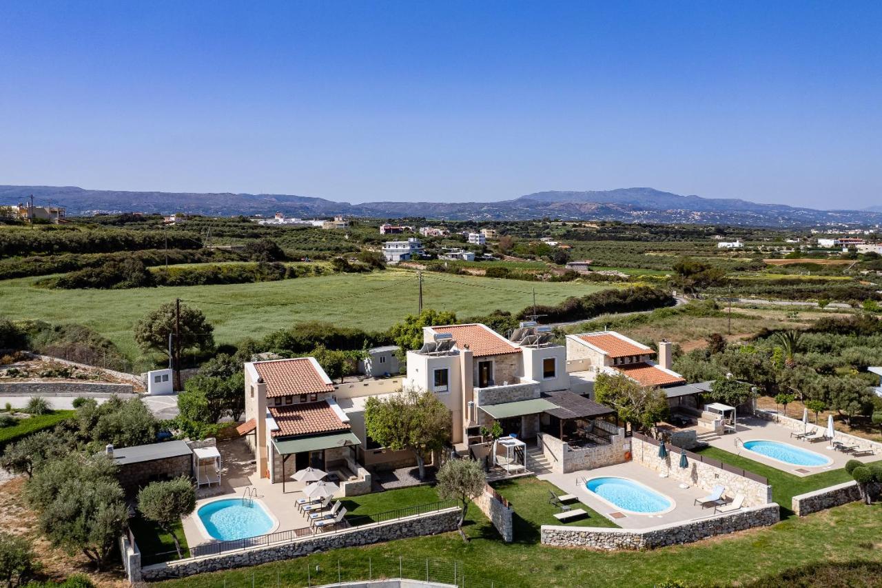 Stavromenos Villas - Private Pools & Seaview - 500M From Beach Eksteriør bilde