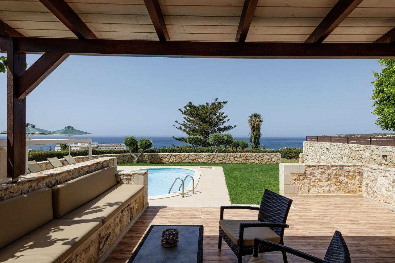 Stavromenos Villas - Private Pools & Seaview - 500M From Beach Eksteriør bilde