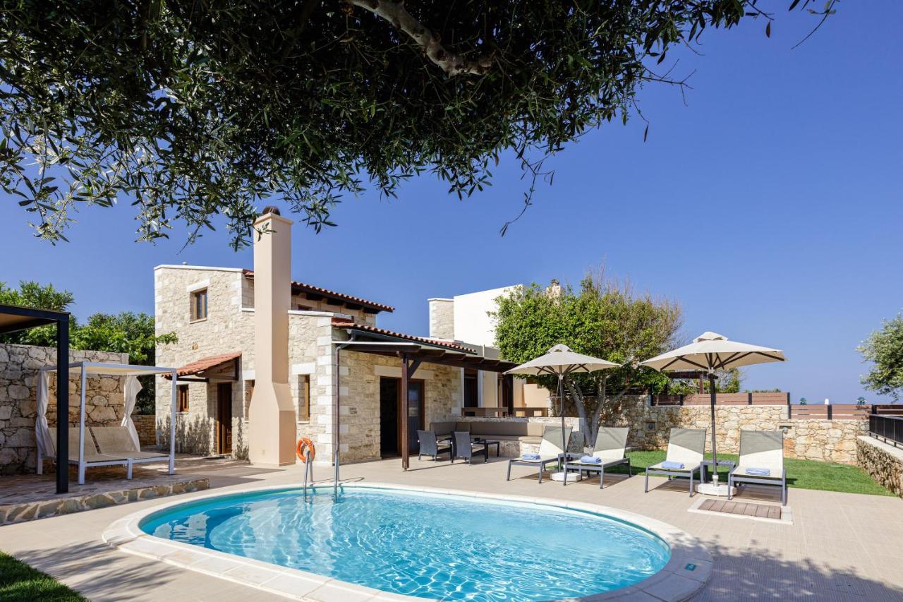 Stavromenos Villas - Private Pools & Seaview - 500M From Beach Eksteriør bilde