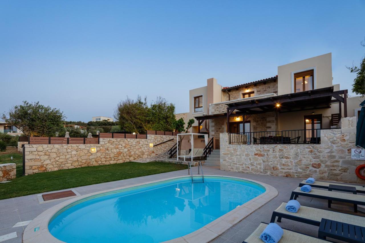 Stavromenos Villas - Private Pools & Seaview - 500M From Beach Eksteriør bilde