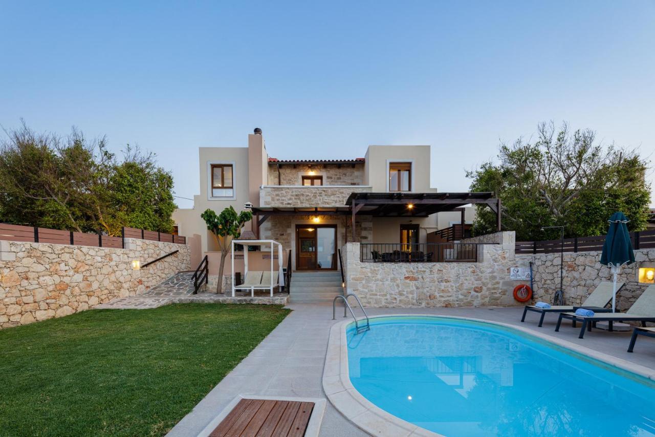 Stavromenos Villas - Private Pools & Seaview - 500M From Beach Eksteriør bilde