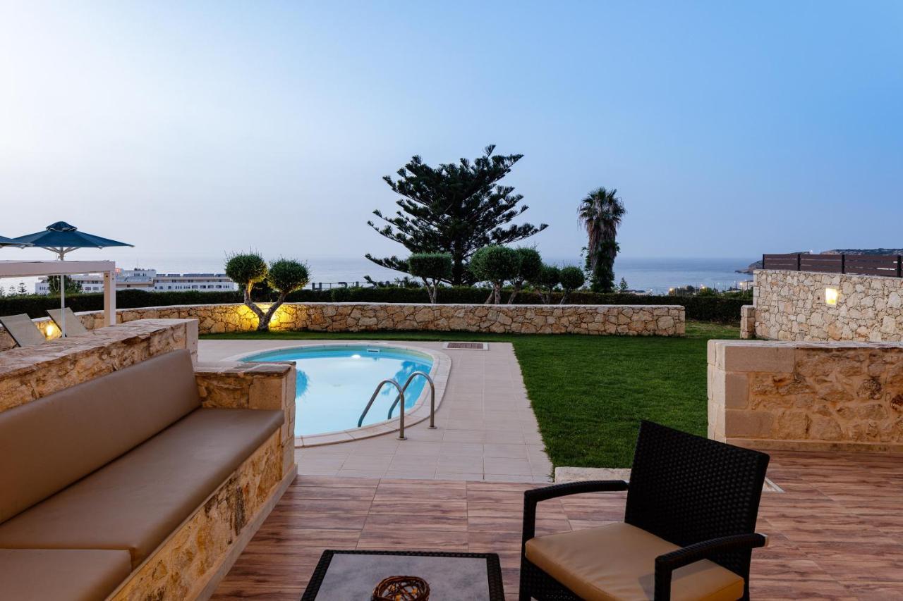 Stavromenos Villas - Private Pools & Seaview - 500M From Beach Eksteriør bilde