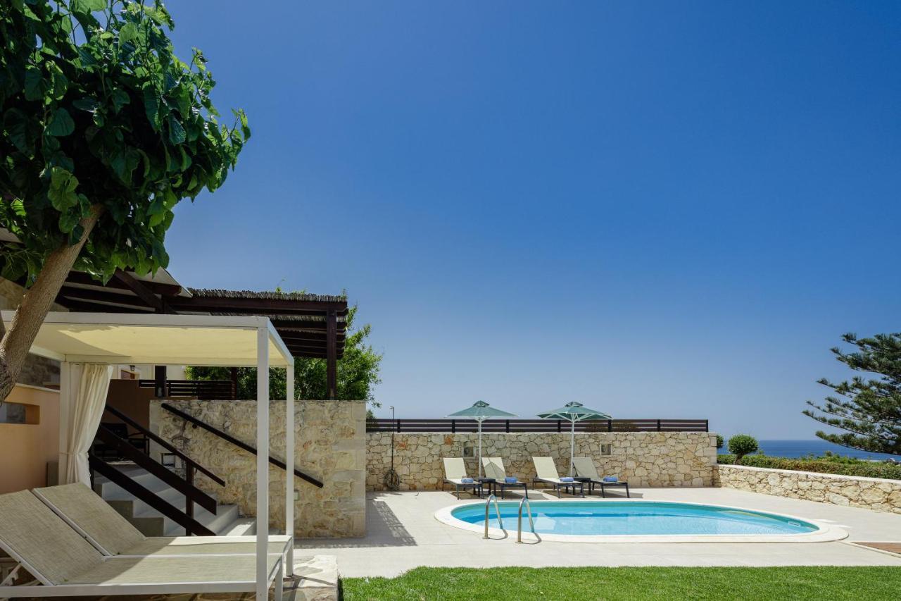 Stavromenos Villas - Private Pools & Seaview - 500M From Beach Eksteriør bilde